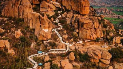 Anjeyanadri Hill, Hampi Karnataka